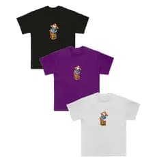 KIT COM 3 CAMISETAS CAMISAS DOLLARS JOKER PALHAÇO ALGODÃO STREET MASCULINA ENVIO RÁPIDO OFERTA PROMOÇÃO