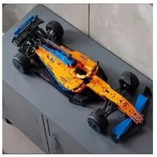 BLOCOS DE MONTAR FORMULA 1 MCLAREN QUEBRA CABEÇA 3D TAMANHO 65CM MONTADO