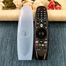 1 TV Controle Remoto Capa Protetora HD Transparente Silicone Controle Remoto Capa Protetora Invisível