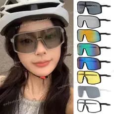 Moda UV400 Óculos De Sol Para Ciclismo Homens E Mulheres Fotocromáticos Esportes Ao Ar Livre Bicicleta Drving Shades Proteção Uv De Armação Grande