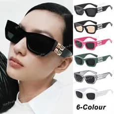 Moda Olho De Gato Óculos De Sol Para Mulheres Homens Retro Retângulo Pára-Resistência UV