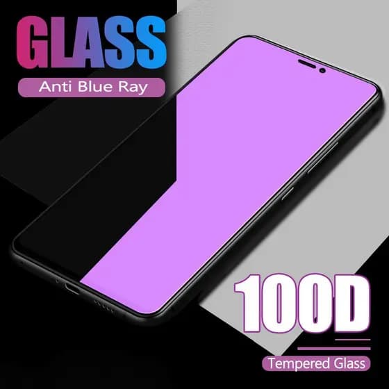 Filme De Vidro Anti-Luz Azul Para iPhone 17 17e 16e 16 15 14 13 12 11 Pro Max Air Mini XR XS 8 7 6 6s Plus SE 5s Proteto