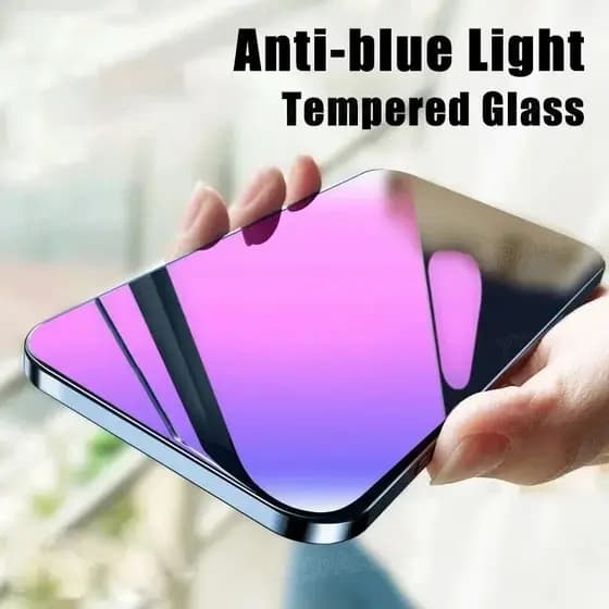Vidro Temperado Anti Raio Azul 9H Para Xiaomi 17 15T 14T 13T 12T 11T Redmi Note 15 14 13 12 11s 15C 14C Poco C85 F8 X8