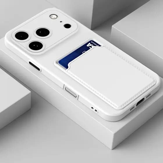 Para iPhone 17 17e 16e 16 15 14 Pro Max Ar Plus Com Clipe De Carteira Titular Do Cartão À Prova De Choque Caso De Telefo