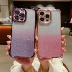 Luxo Chapeamento Bling Glitter Gradiente Caso De Telefone Para Xiaomi Redmi Nota 15 14 13 12 15C Poco C85 X8 M8 Pro Plus