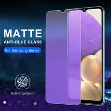 Vidro Temperado Fosco Anti-Luz Azul Para Samsung Galaxy A17 A07 A56 A36 A26 A16 A06 A55 A35 A25 A15 A05s A04s A14 A24 A3