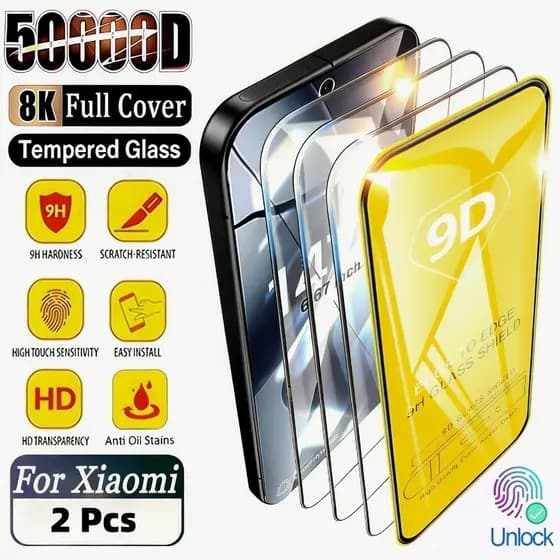 Para Xiaomi 17 15T 14T 13T 12T 11T Poco F8 X8 F7 X7 F6 X6 F5 X5 Pro Max Capa Completa Filme Protetor De Tela De Vidro Te
