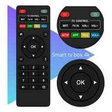 Controle Remoto Tv Box Universal Lelong Preto