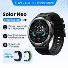 Haylou Solar Neo Relógio Esportivo Smart Watch 1.53"HD 30Day Endurance Bluetooth5.3 IP68 À Prova D'água