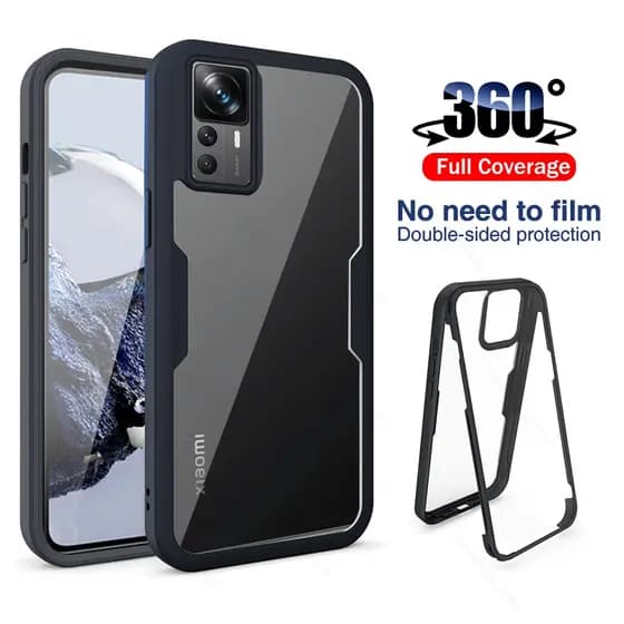 Capa À Prova De Choque 360 Graus Para Xiaomi 12 Lite 12S 12X Mi 12T Pro 12S Ultra Case Proteção Total D'água Protetor De