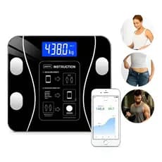 Balança Bioimpedancia Digital 180kg Smart Imc Profissional Rishon Com Aplicativo
