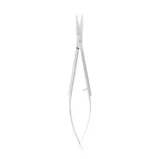 Tesoura Staleks Inox Profissional Para Sobrancelhas Ponta Reta 90/2 Liso