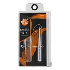 Pinça De Sobrancelha Staleks Pro Expert Inclinada E Pontiaguda 4823126602707 Liso