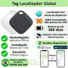 Rastreador iPhone Android Tag Localização Global GPS
