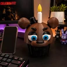 Freddy FNAF 17cm Porta Treco Cofrinho Impressão 3D Decoração Gamer Organizador