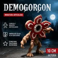 Miniatura Monstro Articulada 10cm Impressão 3D Colecionável Cabeça e Braços Articulados Decoração Geek