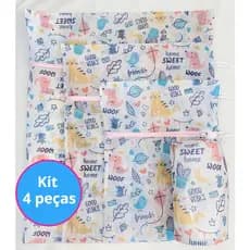 Kit de Sacos para Lavar Roupa Delicada Estampados