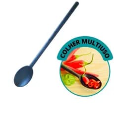 Colher Funcional Multiuso Nylon Sucos Drinks Alimentos Molhos