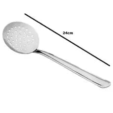 Escumadeira Pequena Aço Inox Fritura Batata Pastel Resistente