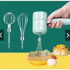 Batedor Elétrico De Ovo Com Mixer/Ferramenta De Cozinha De Aço Inoxidável (COR ALEATORIA)