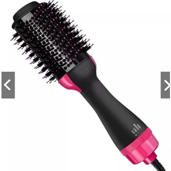 Escova Secadora 110V Alisador Elétrica Quente Cabelo Com 3 Em1 Hair Styler COR ALEATÓRIA (SEM CAIXA)
