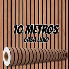 Papel de Parede Madeira Ripada 00 3D 10 METROS x 45CM Autocolante