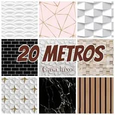 Papel de Parede Madeiras 3D 20 METROS x 45CM Auto Colante