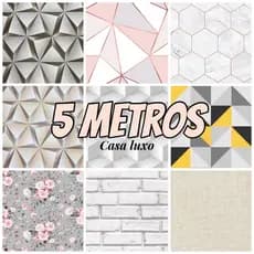Papel de Parede 3D 5 METROS x 45CM Autocolante