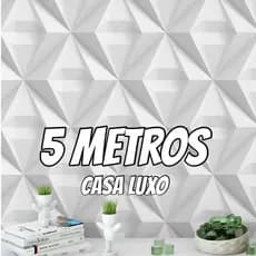 Papel de Parede 5 METROS x 45CM 3D GESSO auto colante