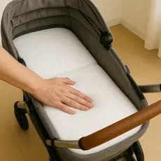 Colchonete Bebê Portátil 70x35 Dobrável Viagem Carrinho
