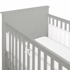 Tela De Proteção Para Berço Americano Na Cor Branco