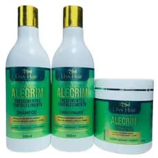 Antiqueda Alecrim Kit Capilar Fortalecimento e Crescimento dos Fios 3 Passos Liss Hair