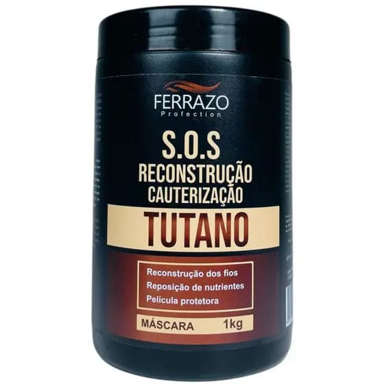 Máscara S.O.S Reconstrução Cauterização Tutano Reposição de Nutrientes 1kg Ferrazo Profection