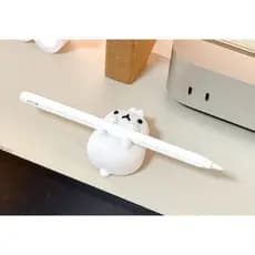 Suporte Fofo Para Caneta e Tablet | Organizador Kawaii Minimalista | Desk Decor Aesthetic
