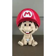 ⭐ Boneco Bebê Mario – Baby Mario Decoração / Colecionável – Impresso em 3D