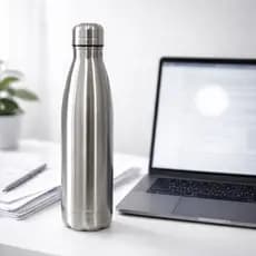 Garrafa de Inox Resistente a Vácuo Squeeze Suco Chá Academia Esportes Não é Térmica
