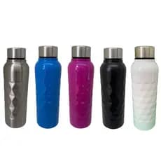 Squeeze Alumínio 700 ml, Garrafa de Água, Academia, Esportes, Lazer, Tampa com Vedação Inox