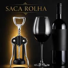 Abridor De Garrafa Vinho Saca Rolha Reforçado Profissional Cozinha Casa Bebida Gourmet