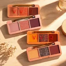 Trio de Sombras Viver By Ruby Rose Alta Pigmentacao
