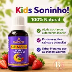 Insonia Infantil Composto Dormir Melhor 100% Natural Havant
