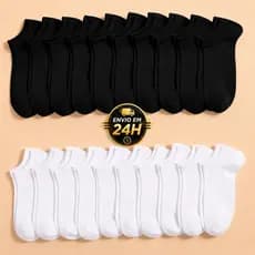 Meia Soquete Masculina Feminina Unissex Kit 18 12 6 3