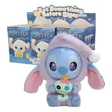 Boneco Stitch surpresa 17cm colecionável fofo, ideal para presente e decoração criativa