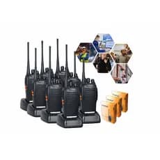 Kit 10 Rádios Baofeng BF-777S longo alcance, 16 canais, bateria e acessórios inclusos