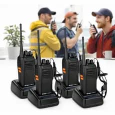 Kit 4 Rádios Baofeng BF-777S longo alcance, 16 canais, bateria e acessórios inclusos