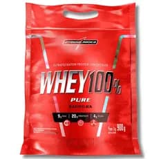 Whey 100% PurE -  CONCENTRADO -integralmedica - 900g - REFIL - MELHOR CUSTO-BENEFÍCIO !