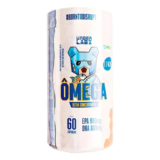 Ômega 3 Ultra Concentrado Under Labz 60 Cáps Neutro