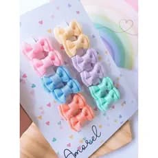 Kit laço gravatinha no bico de pato. Kit laço cores candy. Kit laços. Kit laços para bebê. Kit laços infantil.