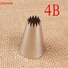 Paixão 4b # Bico De Confeiteiro Piping Pastry Dicas Ferramentas De Cozimento Creme Conjunto De Decoração Do Bolo Bicos