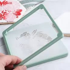 PASSION Cake Stencil Fixing Frames DIY Mold Sweet Cookies Baking Solid Color Non-toxic Plastic Tools Cake Decoration