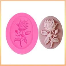 1Pcs DIY Rose Flower Moldes De Silicone Para Bolo De Açúcar Ferramentas Decorativas Fondant Chocolate Sabonete Bolos